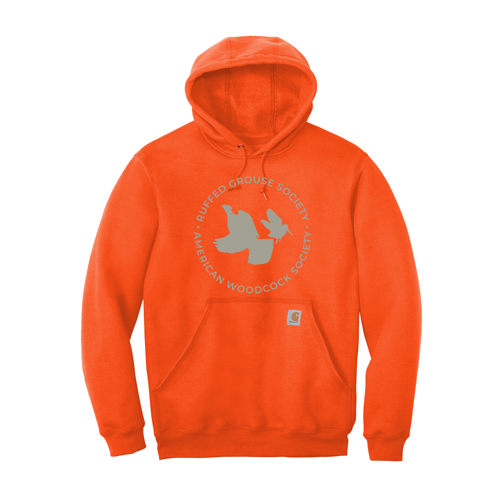 Orange discount carhartt hoodie