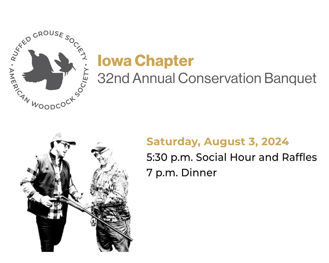 Iowa Chapter 32nd Annual Conservation Banquet 2024