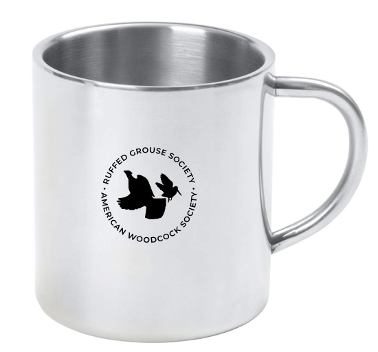 Stainless Steel Double Wall Coffee Mug with RGS & AWS Circle Logo