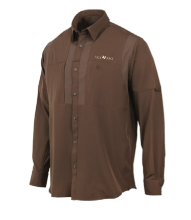 Beretta TKAD Flex Shirt with RGS & AWS Logo on Left Chest; Dark Earth