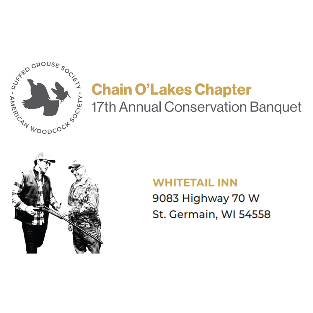 Chain O'Lakes Chapter 17th Annual Conservation Banquet 2024