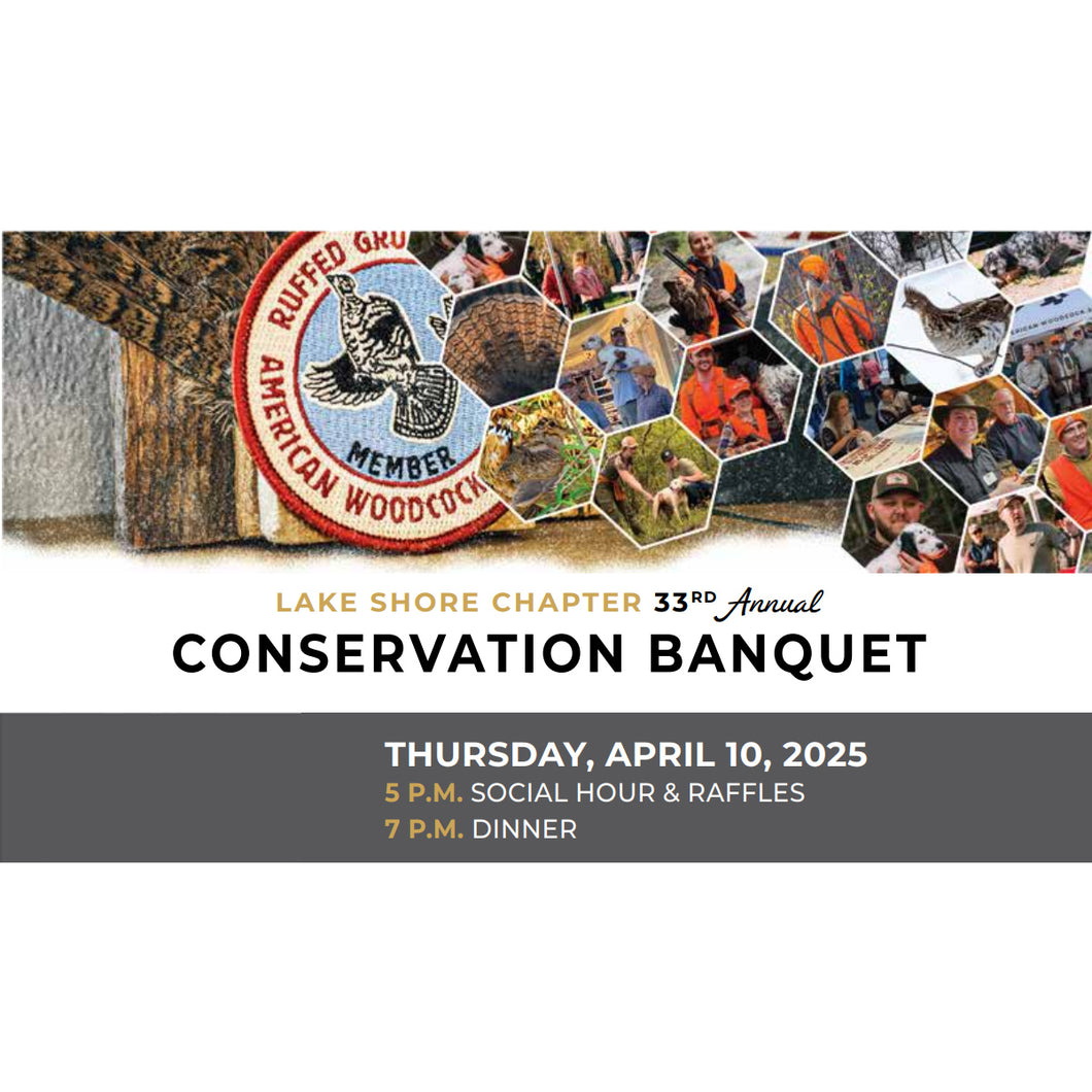 Lakeshore Chapter's 33rd Annual Conservation Banquet 2025