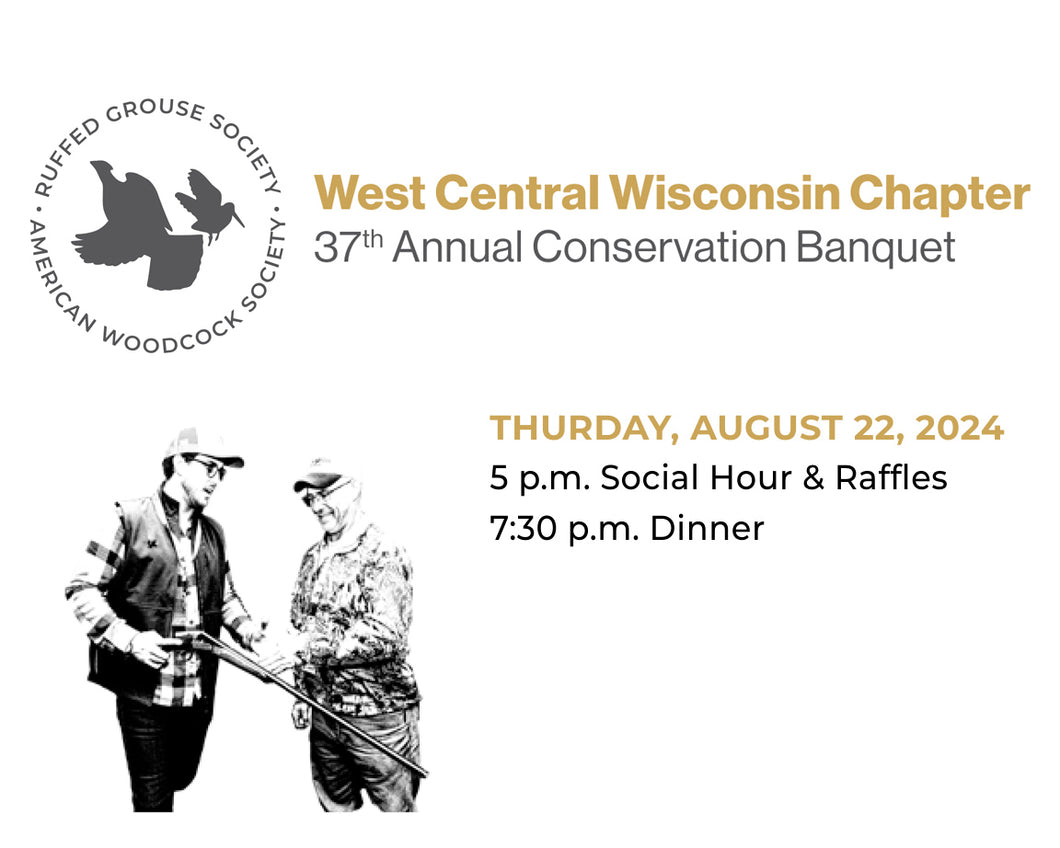West Central Wisconsin Chapter's 37th Annual Conservation Banquet 2024